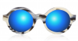 Frieda Round Acetate Frame Sunglasses