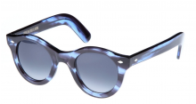 Round-frame Acetate Sunglasses