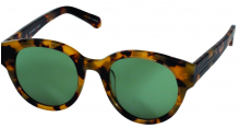 Anywhere Crazy Tort Round Frame Sunglasses