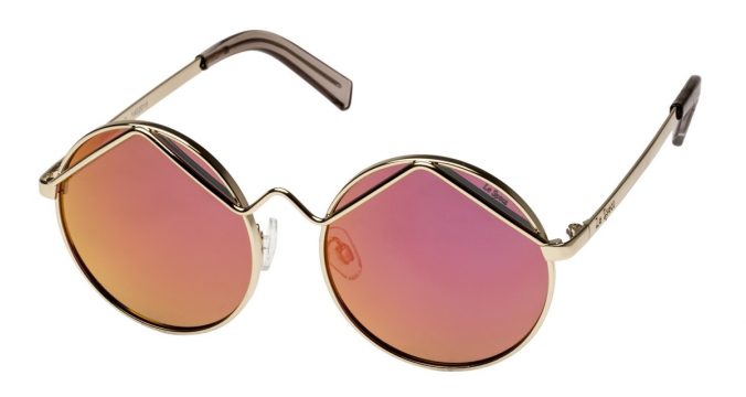 Wild Child Round Metal Frame Sunglasses