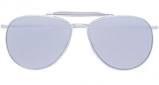 Titanium Aviator Sunglasses