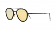 Titanium & 18-karat gold round sunglasses