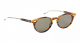 Round Foldable Titanium & 12-karat gold Sunglasses