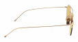 Round 18k gold and Titanium Sunglasses