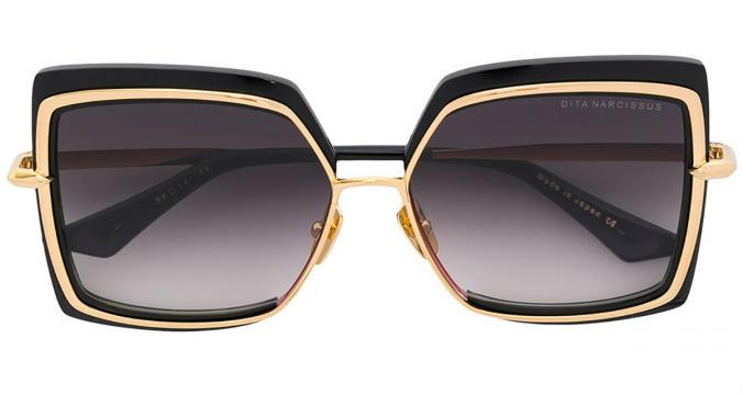 DITA NARCISSUS BLACK SUNGLASSES