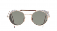 Round Titanium Sunglasses