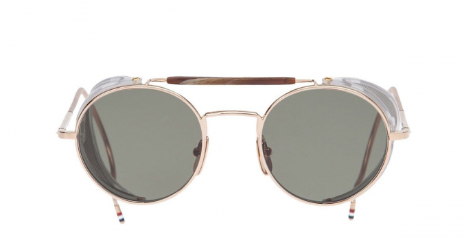 Round Titanium Sunglasses