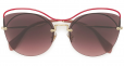 Oversized embellished sunglasses