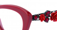 Cat-eye Frame with crystal roses & Lace
