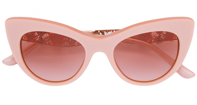 Cat-eye Frame with crystal roses & Lace
