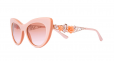 Cat-eye Frame with crystal roses & Lace