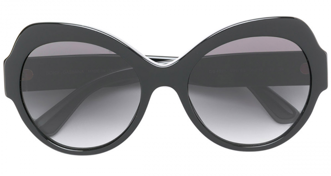 Round oversized sunglasses