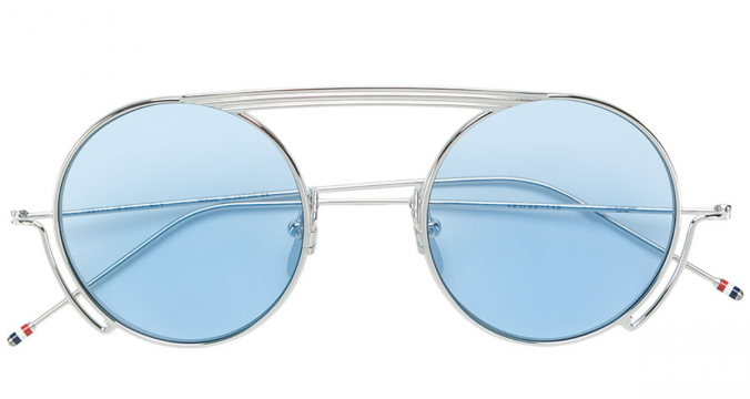 ROUND SILVER TITANIUM SUNGLASSES