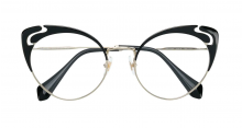 MIU MIU EYEWEAR cut-out cat eye glasses