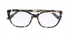 DOLCE & GABBANA EYEWEAR tortoiseshell oversized glasses