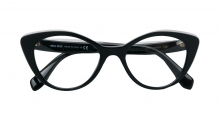 MIU MIU EYEWEAR cat eye logo glasses