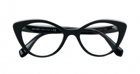 MIU MIU EYEWEAR cat eye logo...