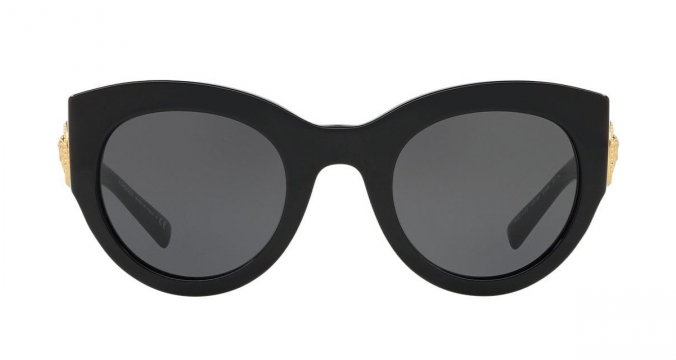 VERSACE EYEWEAR Tribute oversized frame sunglasses