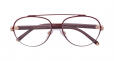 DOLCE & GABBANA EYEWEAR round aviator frames