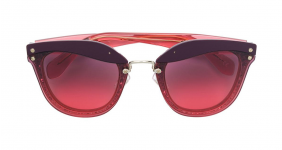 MIU MIU EYEWEAR glitter cat-eye...