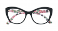 DOLCE & GABBANA EYEWEAR cat-eye frame glasses