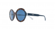 PRADA EYEWEAR tortoiseshell-effect round frame sunglasses