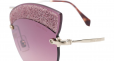 MIU MIU EYEWEAR Runaway show glitter sunglasses