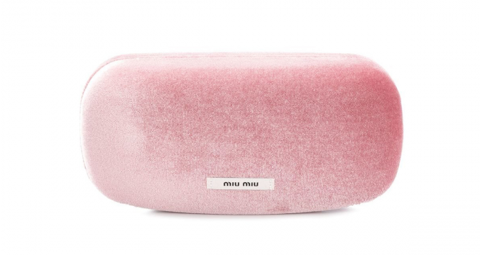 MIU MIU EYEWEAR Runaway show glitter sunglasses