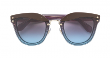 MIU MIU EYEWEAR glitter frame sunglasses