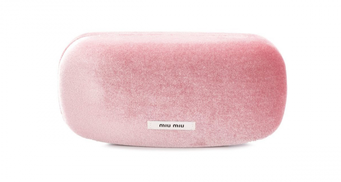 MIU MIU EYEWEAR glitter frame sunglasses