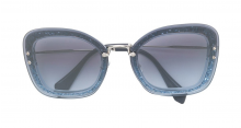 MIU MIU EYEWEAR glitter frame sunglasses