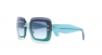 MIU MIU EYEWEAR oversized glitter sunglasses