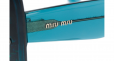 MIU MIU EYEWEAR oversized glitter sunglasses
