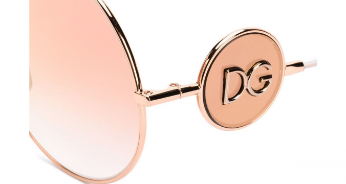 DOLCE & GABBANA EYEWEAR round shaped sunglasses