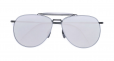 THOM BROWNE EYEWEAR mirrored aviator sunglasses