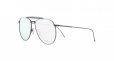 THOM BROWNE EYEWEAR mirrored aviator sunglasses