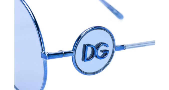DOLCE & GABBANA EYEWEAR oversized round sunglasses
