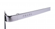 PRADA EYEWEAR oversized round frame sunglasses