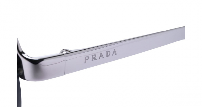 PRADA EYEWEAR oversized round frame sunglasses