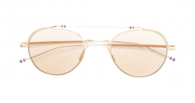 THOM BROWNE EYEWEAR round tinted...