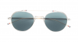 THOM BROWNE EYEWEAR round tinted sunglasses