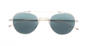 THOM BROWNE EYEWEAR round tinted...