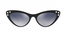 MIU MIU EYEWEAR crystal embellished cat eye sunglasses