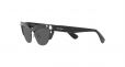 MIU MIU EYEWEAR crystal embellished razor cat eye sunglasses
