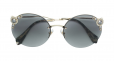 MIU MIU EYEWEAR round shaped sunglasses