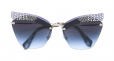 MIU MIU EYEWEAR embellished cat-eye sunglasses