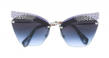 MIU MIU EYEWEAR embellished cat-eye sunglasses
