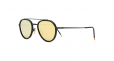 THOM BROWNE EYEWEAR Matte Navy & Dark Brown Sunglasses
