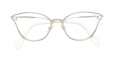 MIU MIU EYEWEAR faux pearl-embellished cat-eye glasses