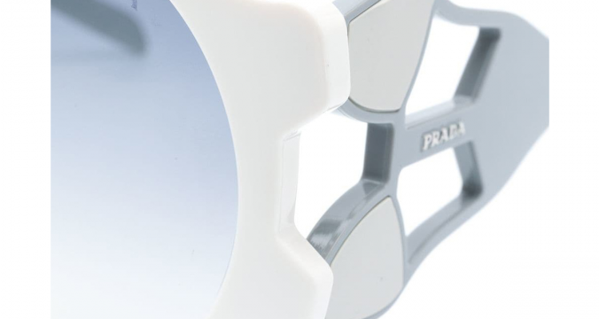 PRADA EYEWEAR round frame sunglasses